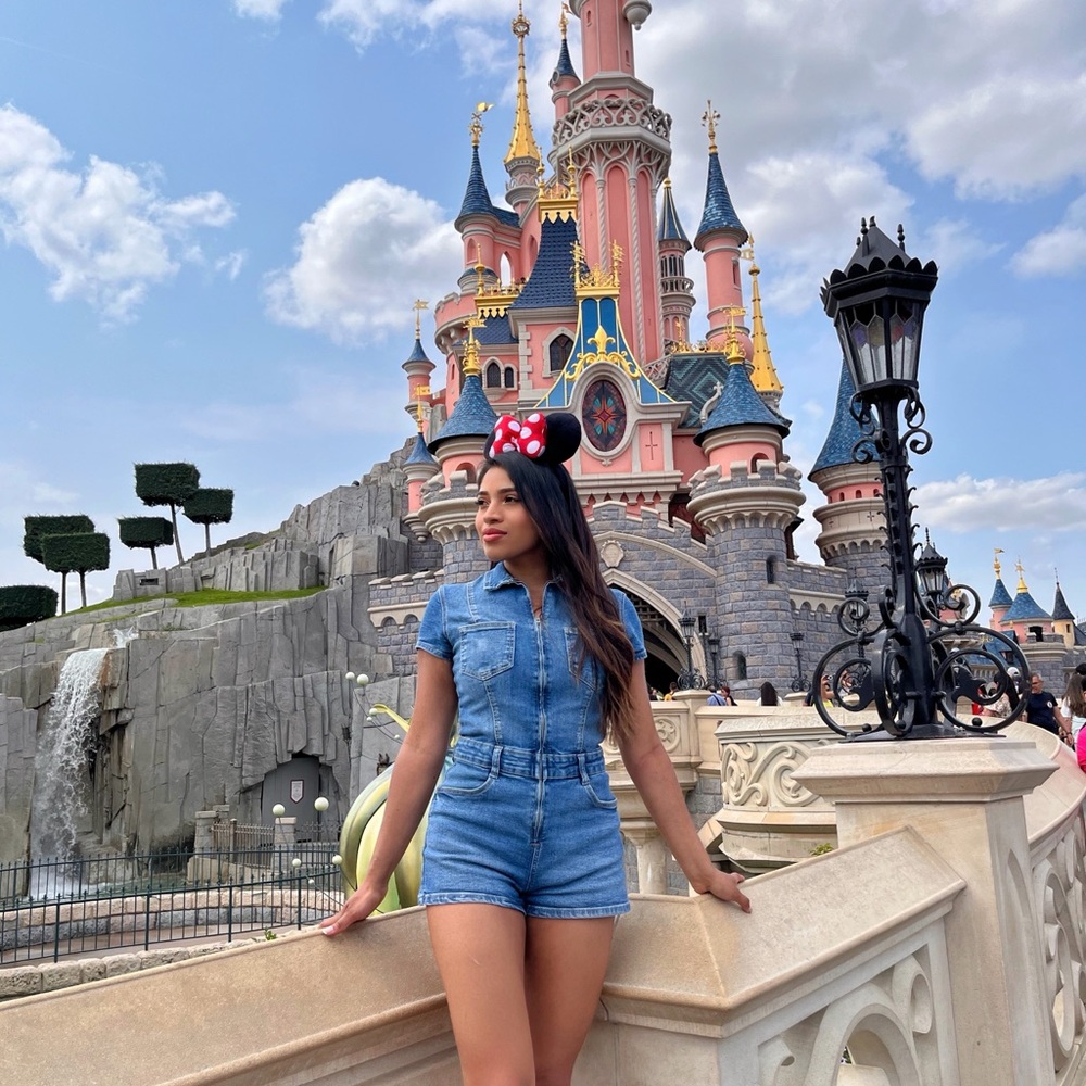 Bershka Blue Jean Shorts